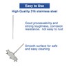 ONiLAB 18204528 316L Stainless Steel Grand Dissolving Stirrer,100mm Stirrer Diameter,