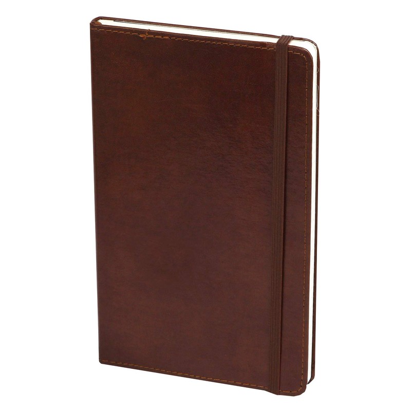 C.R. Gibson MJ5-4792 Brown Bonded Leather Notebook with 240 Ruled