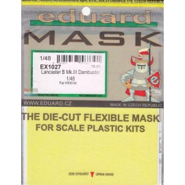 Eduard EDUEX1027 1:48 Eduard Mask - Lancaster B Mk.III Dambuster (HKM kit)