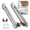 BAIDICE Soft Close Bottom Mount Drawer Slides 21 Inch Rails