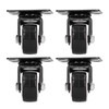 4pcs Caster Wheel 360 Degree No Noise Caster Fit for