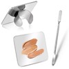 Make Up Palette, Stainless Steel Cosmetic Make Up Mixing Palette,