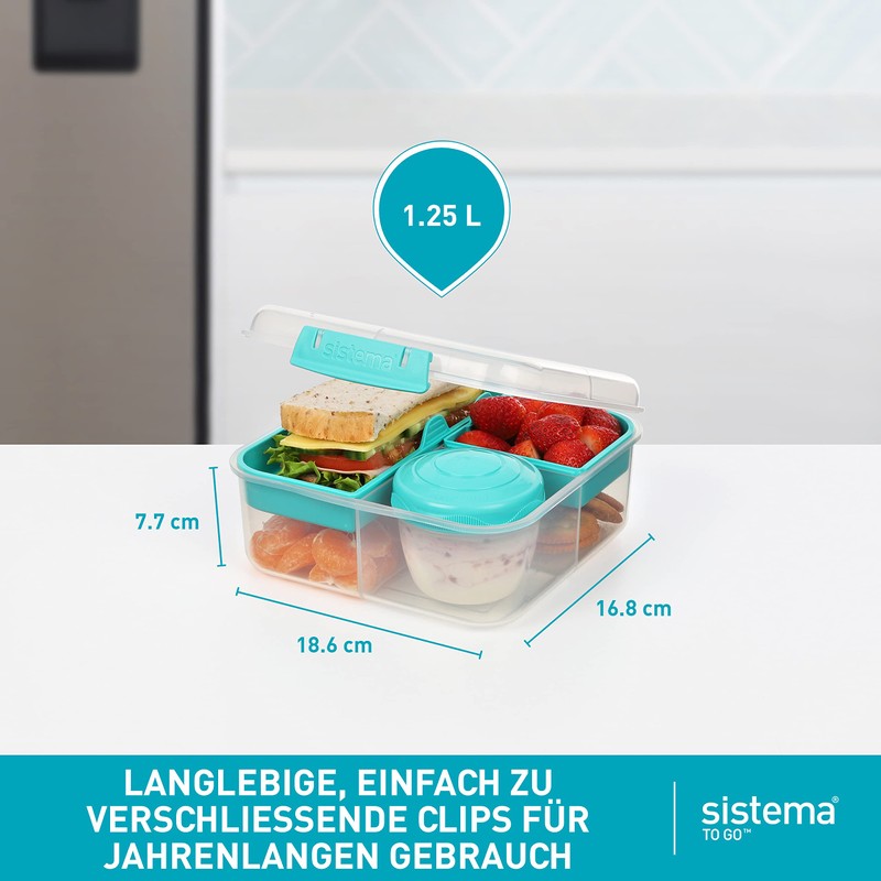 Sistema TO GO Plastic, Mint Green, 1.25 L