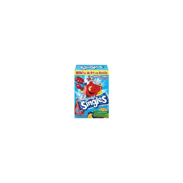 Kool-Aid Tropical Punch Drink Mix Singles, 12ct(Case of 2)