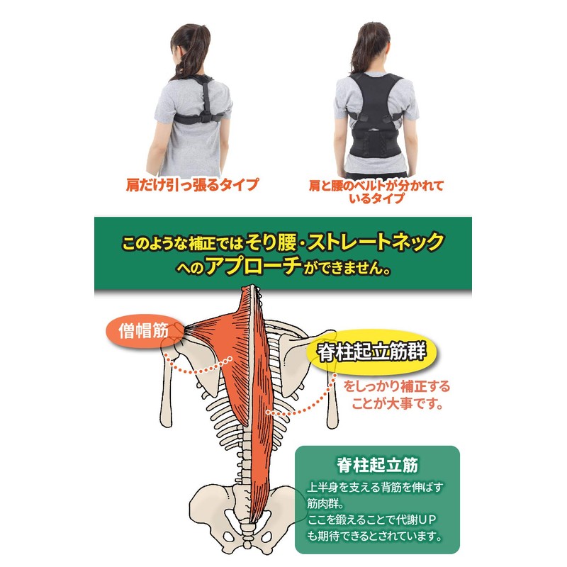 Mie-Mie Posture Belt, Stoopy, Correction, Rolled Shoulders, Back Muscles, Correction,