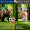 Rechargeable Electronic Air Bear Horn with 130dB Loud Alarm &