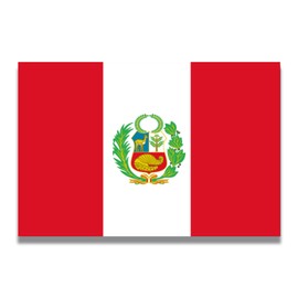 Magnet Me Up Peru Peruvian Flag Car Magnet Decal, 4x6 Inches, Heavy Duty Automotive Magnet for Car, Truck SUV