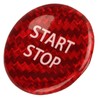 Push Start Button Cover Carbon Fiber Ignition Switch Button Cover
