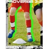 Jeere 2 Pair Christian Athletic Religious Shoe Laces with Proverbs