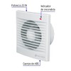 Volteck EXA-5B, Extractor de aire de 5" color blanco
