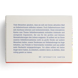 The School of Life | SELBSTVERTRAUEN | KARTENSET zum Aufbau von Selbstvertrauen und Überwinden von Schüchternheit | 🇩🇪 deutschsprachige Ausgabe