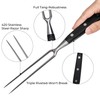 linoroso Meat Carving Fork 11 inch, Razor Sharp Carving Fork