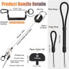 Ominia Retractable Phone Tether Lanyard: Anti-Theft Retractable Cellphone Lanyard with