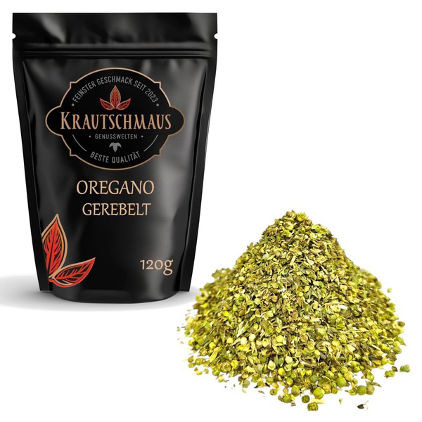 120 g Oregano Rubed by Krautschmaus, for Seasoning and Cooking