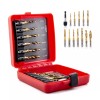 HIDOTOL Titanium Combination Drill and Tap Bits Set with Quick