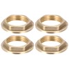 4pcs 1/2 Inch Nut with Flange Rear, Flange Hexagonal Locking
