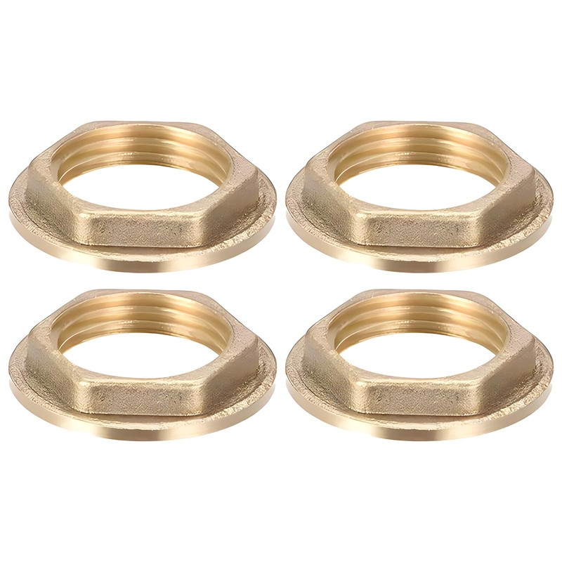 4pcs 1/2 Inch Nut with Flange Rear, Flange Hexagonal Locking