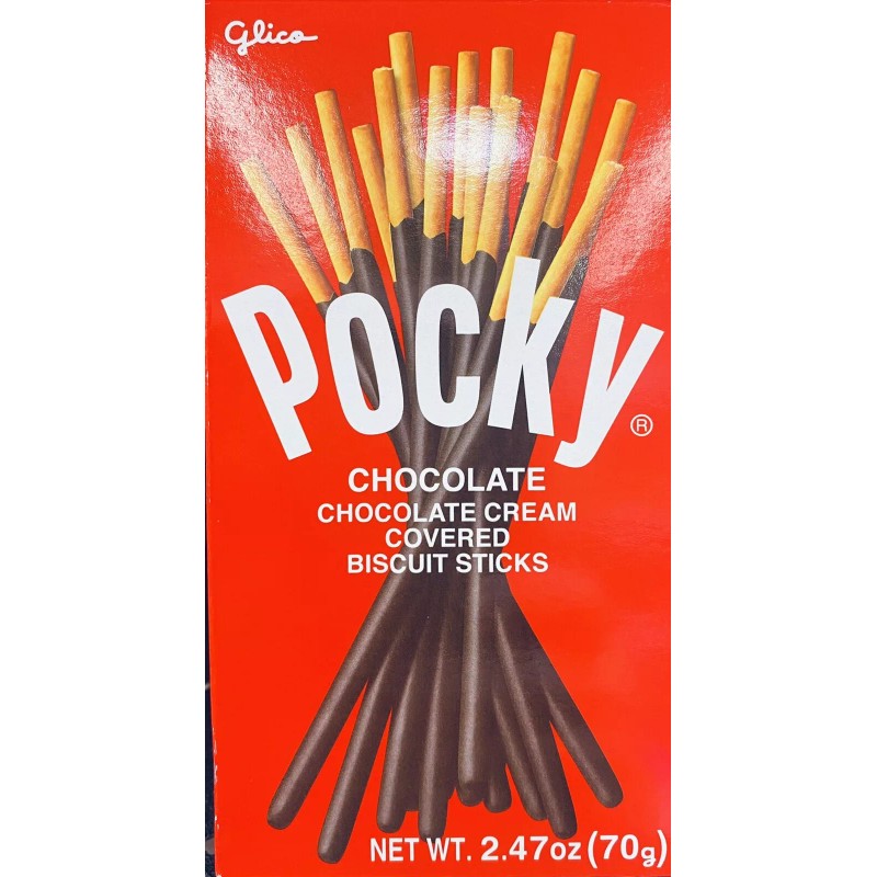 Pocky / Glico 2x Glico POCKY Chocolate cream covered Biscuit