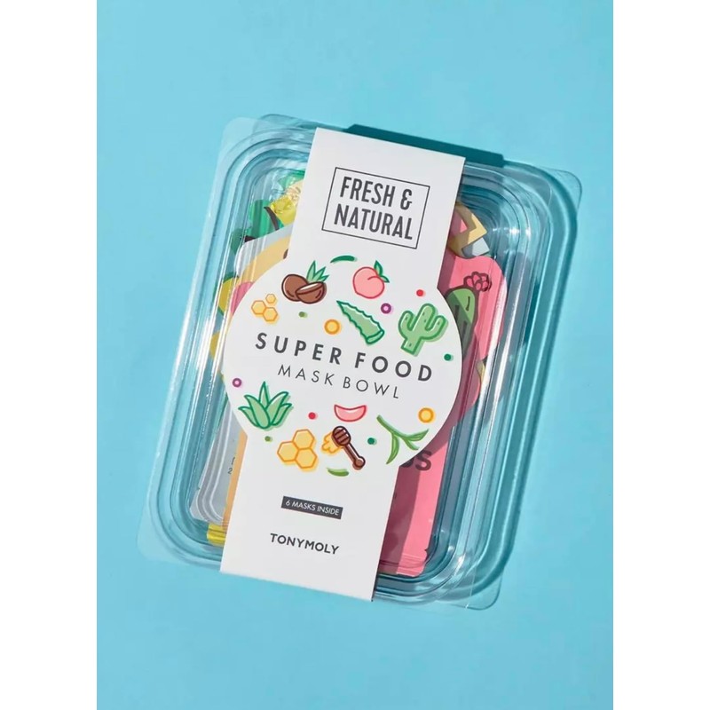 TONYMOLY Super Food Mask Bowl – Korean Skincare Sheet Face