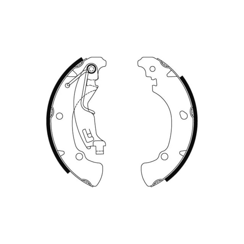 TRW GS8488 Brake Shoe Set