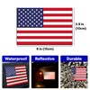 GEEKBEAR American Flag Magnet for Car Decal, Truck Vehicle -
