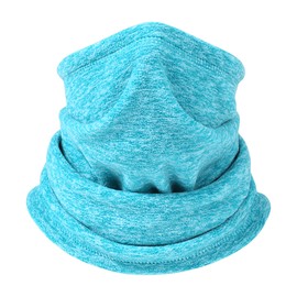 UHEREBUY Fleece Thermal Neck Warmer/Neck Gaiter Face Scarf/Winter Motorcycle Ski Face Mask - Cold Weather Ultimate Balaclava Half Mask