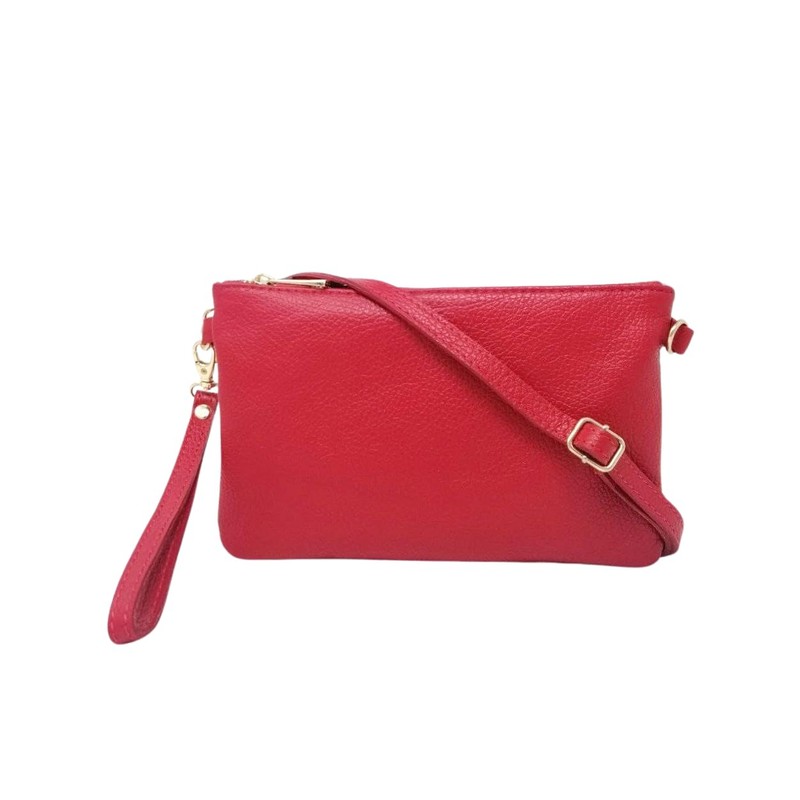 Mauro Pelletteria Women's Genuine Leather Clutch Bag - Handbag &