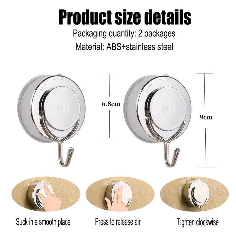 Suction Hooks Shower Kitchen Window Wall Sucker Suckers Cup Wreath