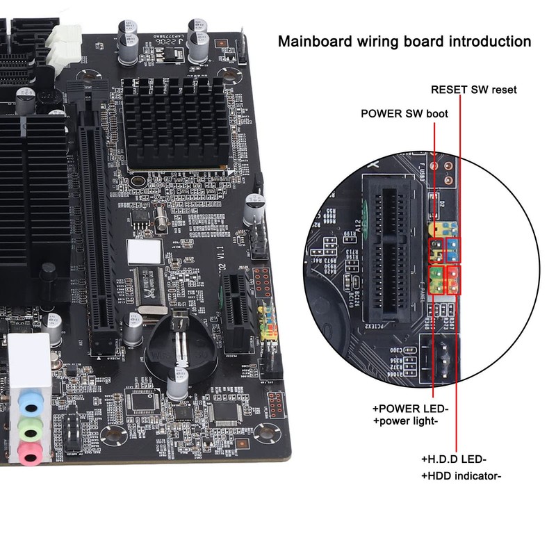 X58 Motherboard, 2× DDR3 DIMM CPU Slot LGA 1366 Gaming