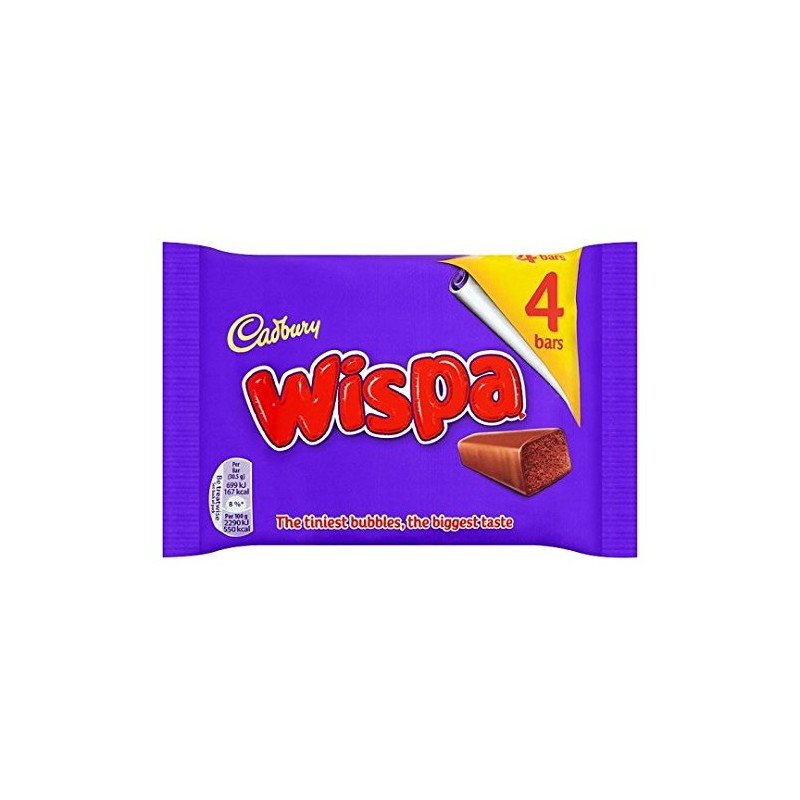 Original Cadbury Wispa Chocolate Bar Pack Imported From The UK