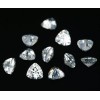 EPIC GEMS-10x10mm White Sapphire Trillion Faceted Cut VVS Loose Gem