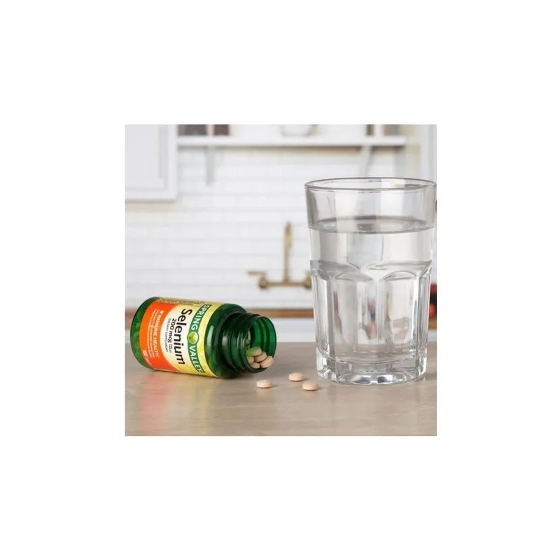 Selenio Selenium 200 Mcg 100tab Anticancerigeno Antioxidante Sabor Neutro