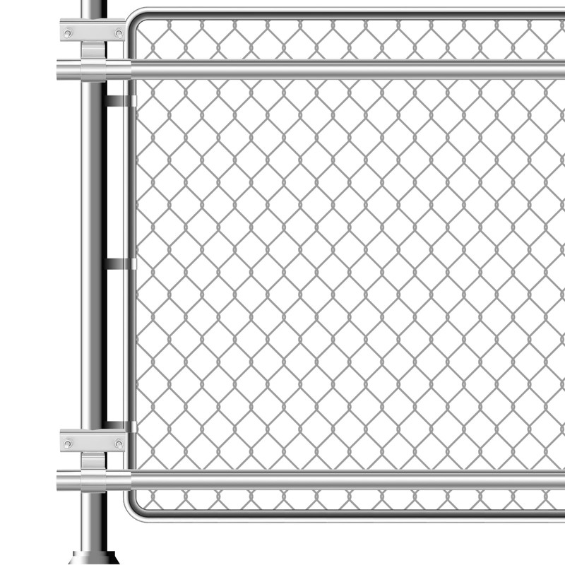 MorningRo 2 Pcs Chain Link Fence Rolling Gate Universal Rolling