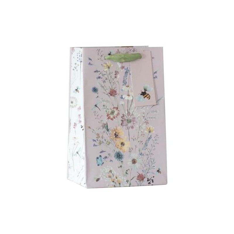 Design By Violet Wild Meadow Beautiful Floral Paper Gift Bag