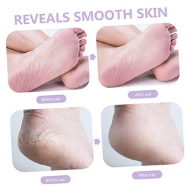 Healvian Double Sided Glass Foot File Scrubber Professional Pedicure Tool for Dead Skin Callus Removal Compact Foot Care for Smooth for Women