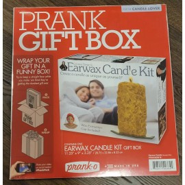 Prank-O NEW Shrink Wrap PRANK-O Prank GIFT BOX EARWAX CANDLE LARGE 11.25" x 9" x 3.25"