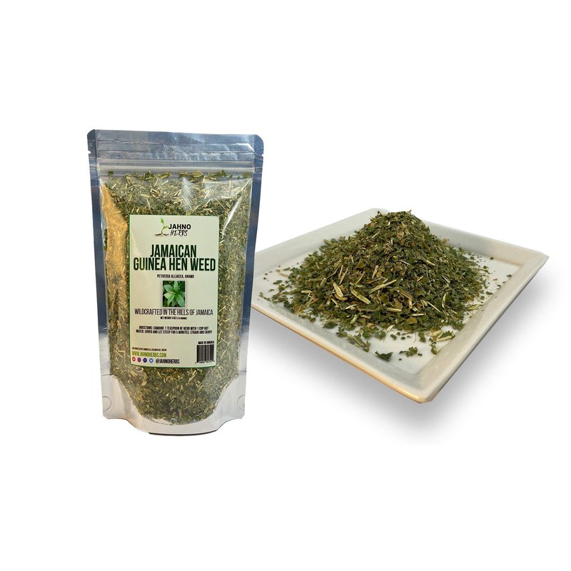 Jamaican Guinea Hen Weed, Wildcrafted Anamu Herb, leaves and stem