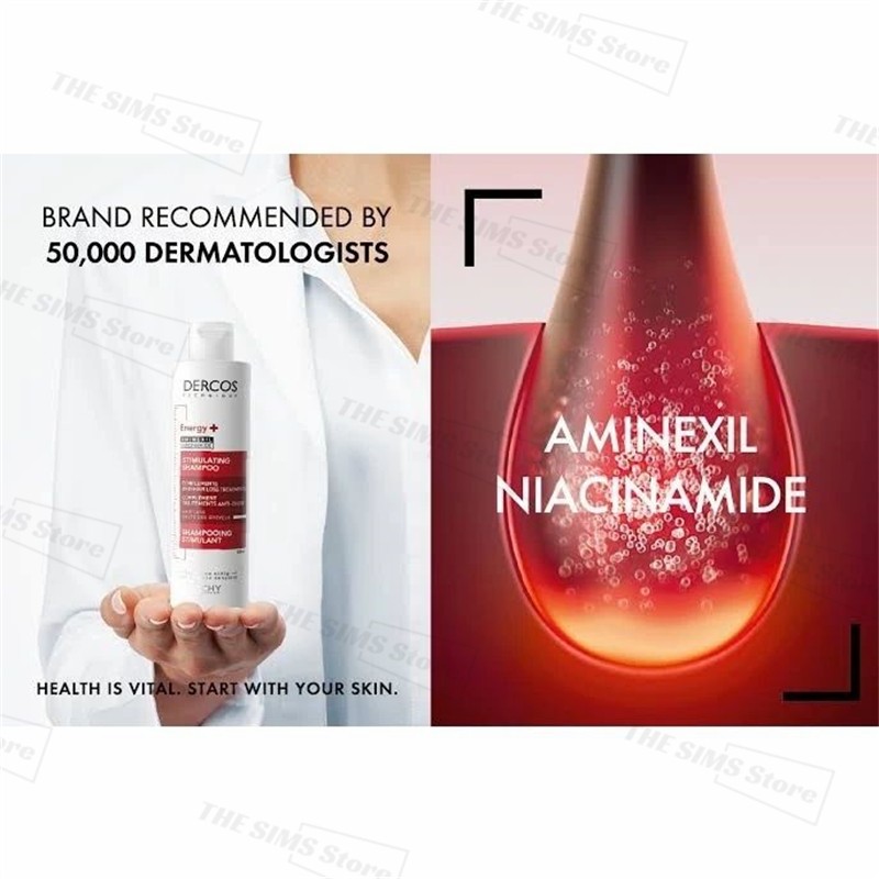 Vichy Dercos Shampoo 200ML, Vichy Dercos Aminexil, Anti Dandruff Hair