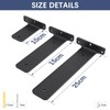 2 Piece Shelf Bracket with Screws Thickened Invisible Support Bracket