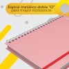Printaform Libreta Profesional Arcoíris Pastel Universitaria 200h, 2 piezas, Raya,