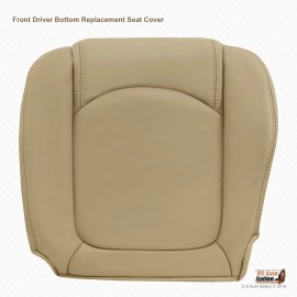 US Auto Nation 832-790-4949 2009 2010 Chevy Traverse LT Driver Side Bottom Genuine Leather Seat Cover Tan
