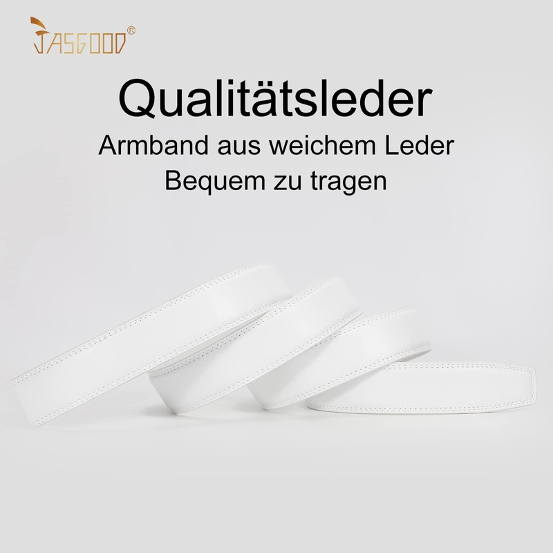 JasGood Men's 35 mm Strap and 40 mm Automatic Ratchet