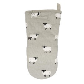 Sophie Allport - Sheep Oven Mitt, 100% Cotton, Single Oven Glove, Machine Washable