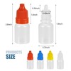 YUEBOSUL 4 Pack Eye Dropper Bottles, 5 ML Plastic Travel