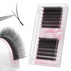 ANNAFRIS Eyelash Extensions, YY 0.07 C, 9-14 mm, Ready-to-Use Fan