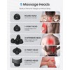 RENPHO Rechargeable Handheld Back Massager, Cordless Electric Neck Massage Tool