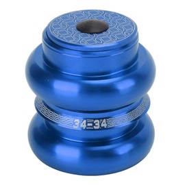 Bicycle Headset 34mm Threadless Headset Aluminum Alloy Bicycle Front Fork Headset for Mountain Road Bike(blue)