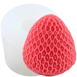 XIAOSHUI Strawberry Silicone Candle Mold Strawberry Candle Molds Strawberry Resin Casting Mold for Candle Making Candle Home Decorate Mold Aromatherapy Gypsum Candles Clay Craft