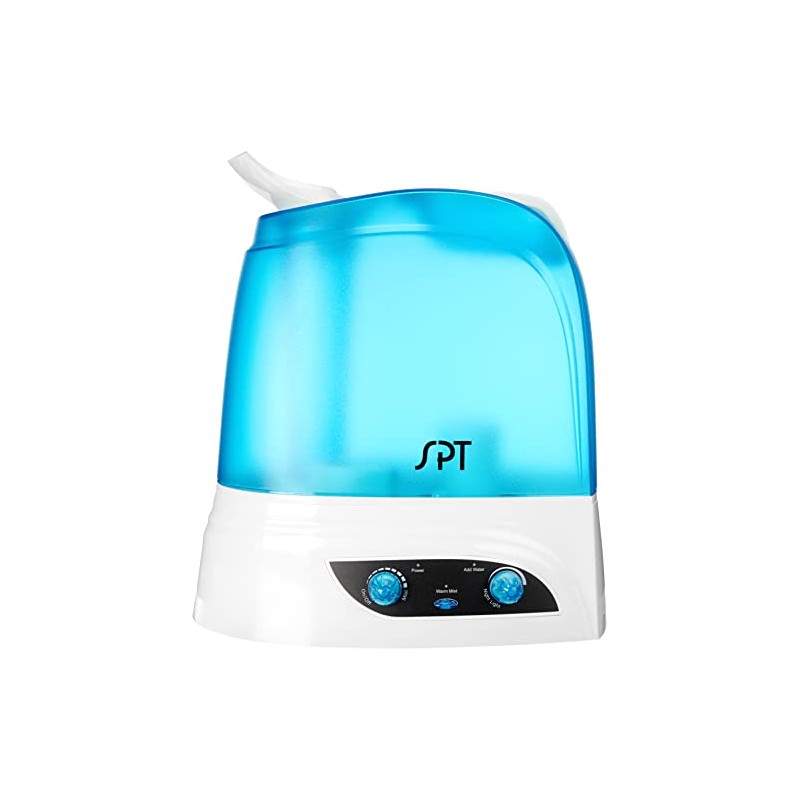 SPT SU-2628BA: Dual Mist Humidifier with ION Exchange Filter