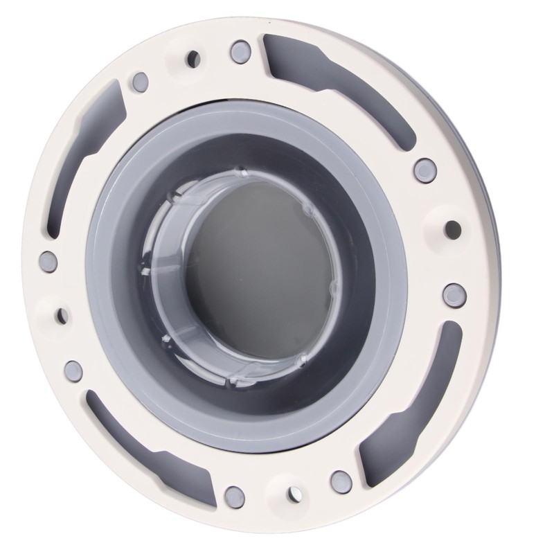 Toilet Flange Silicone and ABS Gray Universal Toilet Flange Replacement